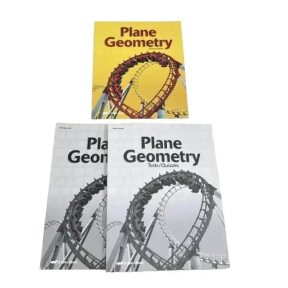 Abeka Plane Geometry Second Edition Student Teacher Textbook Set